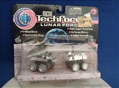 De 1999, Playset 2 veiculos lunar de 6 cm , Lunar force da micro techforce, novo, lacrado