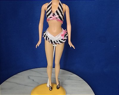 Biquíni da barbie then and now bath suit edição especial 50 anos