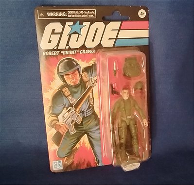 G I Joe Grunt coleção Retro Hasbro 2021 novo, lacrado
