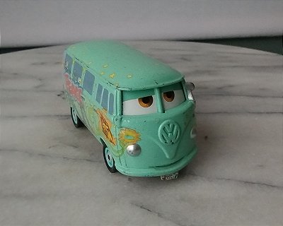 Disney Cars carros Combi Fillmore verde claro