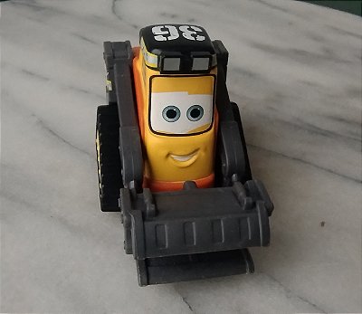 Aviões Disney/Pixar, Fogo e resgate,Mattel, Drip #36, mini carregadeira de metal , 8.cm.de comprimento e 5 cm de altura