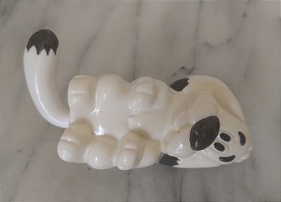 Cachorro de plástico Idefix com rabinho que gira, 8 cm, do Asterix, coleção McDonald's 1994