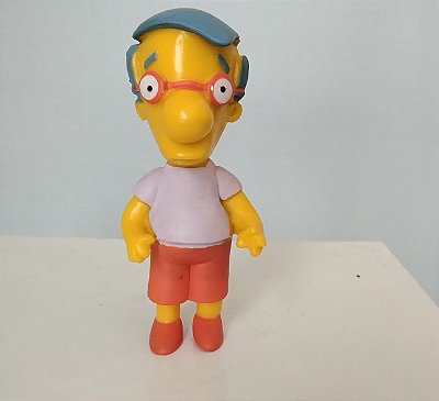 Boneco Milhouse Van Haute 7 cm seriado Os Simpsons, Fox 2008