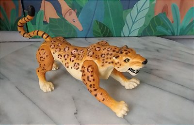 Leopardo articulado Chap Mei 15x6 cm do Jungle Adventure 2000