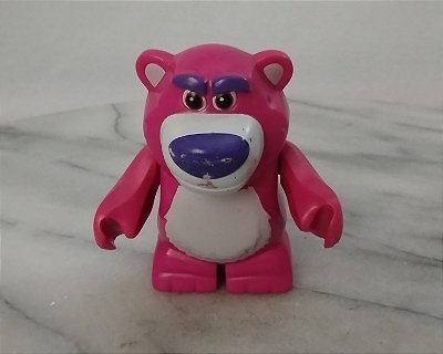 Lego Duplo 2009 minifigura Urso Lotso rosa toy story 3 Disney/ Pixar