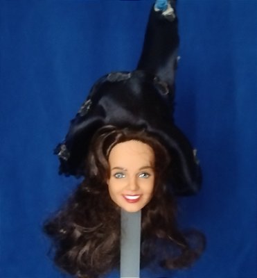 Cabeça somente da boneca Kelly Kapowsky da serie Saved by the bell. NBC 1992 no