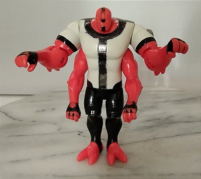 Figura de ação articulada 4 braços da coleção Ben 10, Bandai 2006, 10.cm