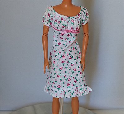 Vestido somente da Barbie Fashion avenue , pretty picnic , de cartela, mattel 1996