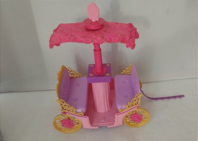 Carruagem da Barbie escola de princesas Mattel 2010, incompleta