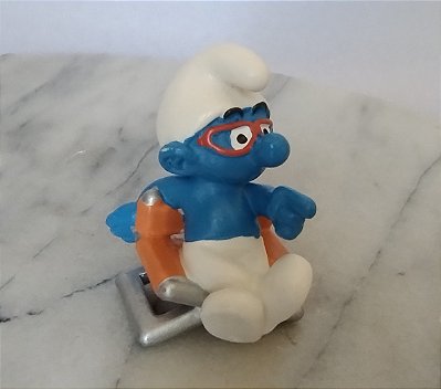 Smurf diretor de cinema 5cm, Peyo/Schleich 2008