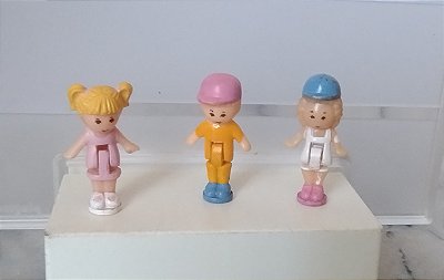 Polly pocket 2,5 cm dos anos 90 da Bluebird, lote de 3