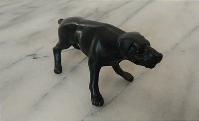 Cachorro mastim dos comandos em ação Cão bravio da Estrela anos 80, 6 cm de comprimento