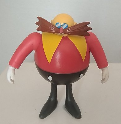 Boneco dr Robotnik, Eggman, 11 cm, vilão do Sonic, Jakks Pacific 2022