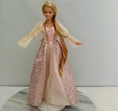 Para restauro de um braço e mãos , Barbie Rapunzel 2002 do filme, cabelo cresce