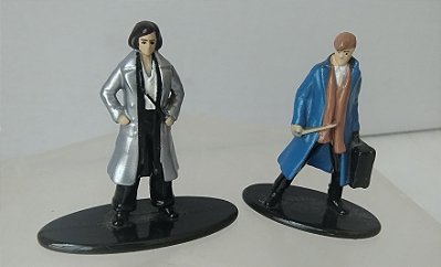 Nano metalfigs Tina Goldtein e Newt Scamander 4,5 cm, de Animais fantásticos e onde habitam Warner Bros/ Jada toys