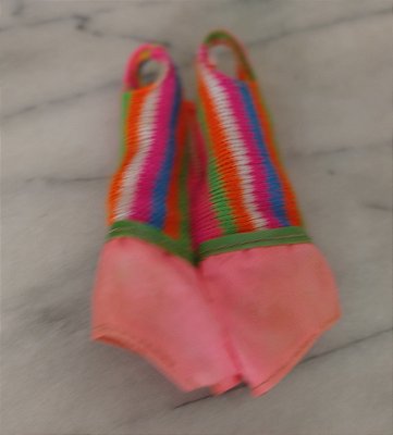 Maio TNT rosa e listras vintage para Barbie Francie Mattel 1965