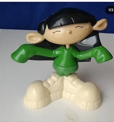 Boneca com imã Kuki Sanban da turma do Bairro, Cartoon Network,da coleção McDonald's 2006