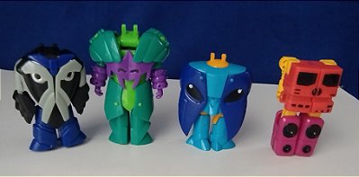 Coleção revista Recreio, 3 bonecos missão Totem e 1 letra de 2002