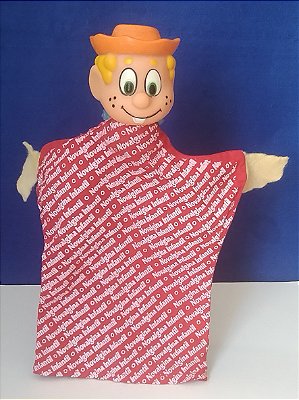 Fantoche Nalle Nil promotional Novalgina Infantil do Zé Bento da Turma da Monica 28 cm