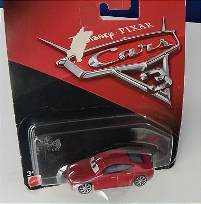 Disney cars 3, carro de metal Natalie Certain de 8 cm, novo, lacrado