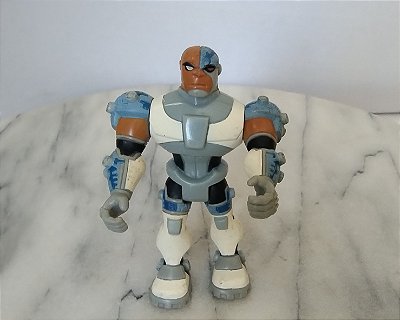 Boneco Cyborg Ciborgue Jovens Titans DC comics Bandai , 9.5cm