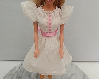 Vestido Boneca Barbie vintage My first Barbie 1984 mattel in