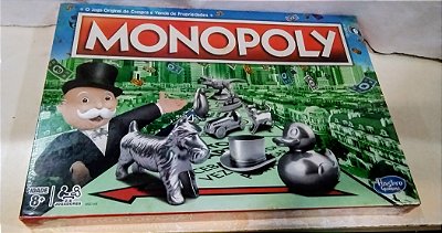Jogo de tabuleiro Monopoly da Hasbro , novo, lacrado