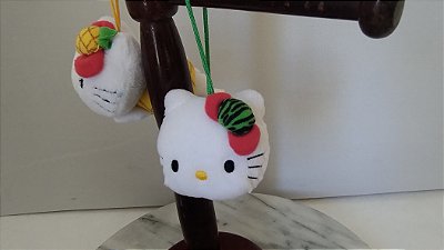 Chaveiro mini pelúcia Hello Kitty San Rio col. McDonald's 2007