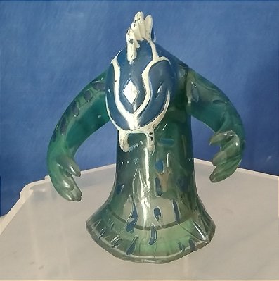 Koizilla , Ocean Spirit Aang , braços articulados, de Avatar, o último mestre dos ares, 2010, 6,5 cm