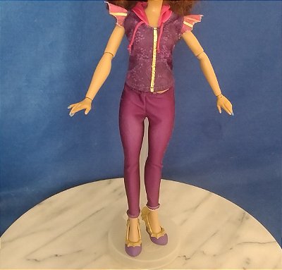 Blusa,leggings e sapatos da boneca Mal, coleção Descendentes Disney