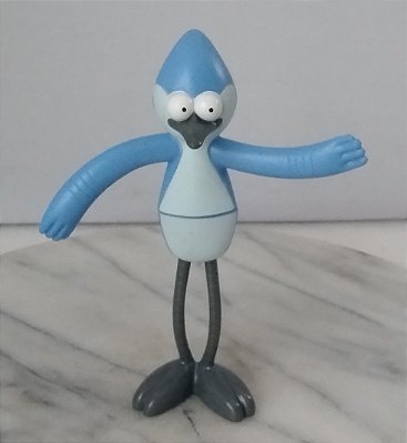 Gaio-azul Mordecai com imã 14 cm do Apenas um Show, coleção McDonald's