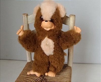 Pelúcia bebe Peposo marca VR, 17 cm, anos 80