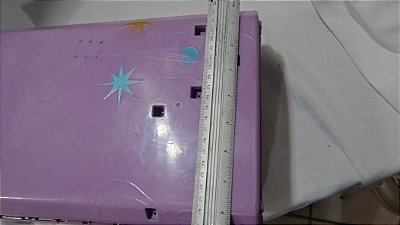 Armário dos bastidores portátil da Hanna Montana Disney 2007 35x29x12 cm