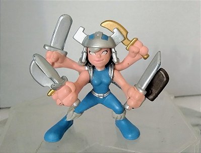 Boneca Spiral 6 cm Marvel Super Hero Squad 2009