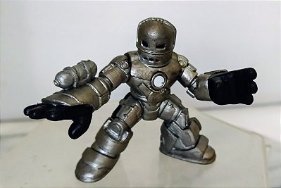 Boneco homem de ferro Mark I , Marvel super hero squad, 6 cm, Hasbro 2008i