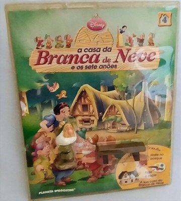 Revista #4 Casa da branca de neve e sete anões planeta De Agostini com anão Dengoso, sem uso, lacrado