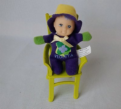 Boneca Fofolete flores Violeta 7 cm da Estrela 3004