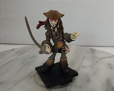 Miniatura Disney Infinity Capitão Jack Sparrow fi Piratas do Caribe, 9 cm
