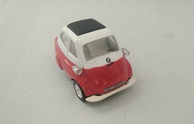 Miniatura de metal Kinsmart de BMW Iseta , escala 1:38, com pull back action