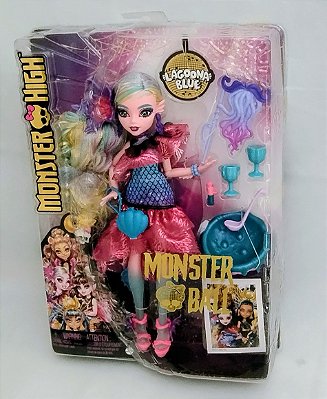 Boneca Monster High Lagoona Blue coleção Monster Ball Mattel 2022, nova, lacrada