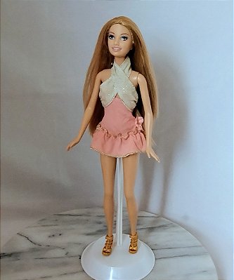 Barbie totally hair loura Mattel 2008