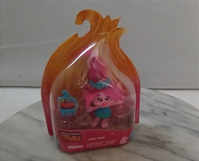 Troll Poppy aprox. 8 cm, DreamWorks Hasbro 2015, novo, lacrado
