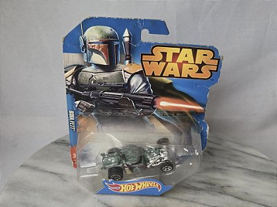Miniatura de metal Hot Wheels Star Wars 2014, veículo do Boba Fett, novo , lacrado