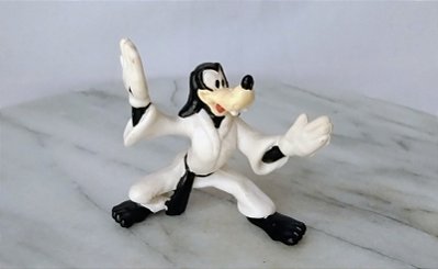 Miniatura Disney Applause 1998 Pateta karate karateka 5 ,5 cm