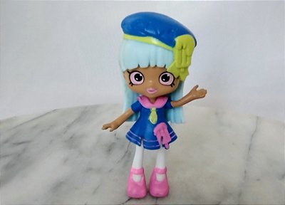 Boneca Rainbow Beach Popsi Blue lil Shoppie , 8 cm, sem acessorios, marca Moosr
