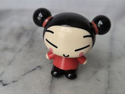 Miniatura em plástico Pucca MPG vooz 4cm
