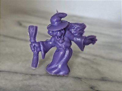 Anos 90, Miniatura de borracha Monster in my Pocket, promomonster Pepsi, bruxa roxa , 4 cm