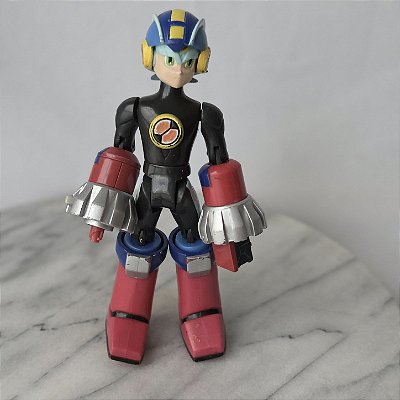 Boneco articulado Megaman NT Warrior 16 cm falta mochila