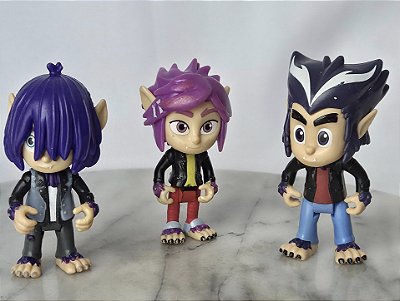 Bonecos lobinhos, vilões do P J Masks, 8,5 cm