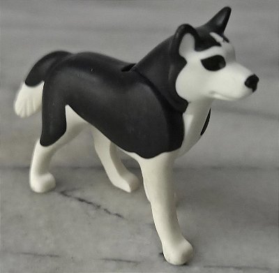 Playmobil, cachorro husky